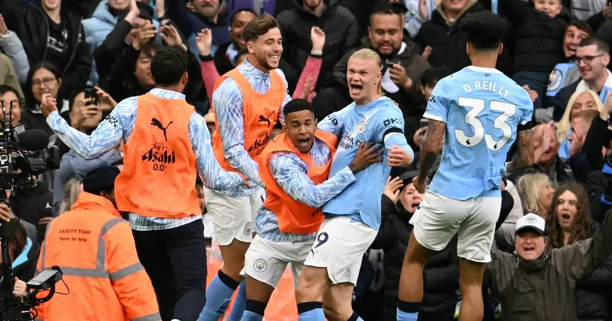 Manchester City aplasta al Manchester United 3-0
